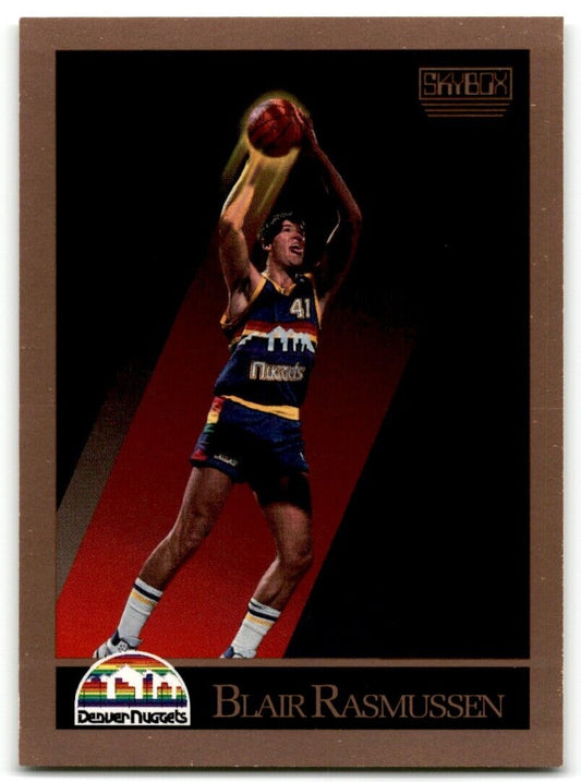 1990-91 SkyBox Blair Rasmussen Denver Nuggets #80