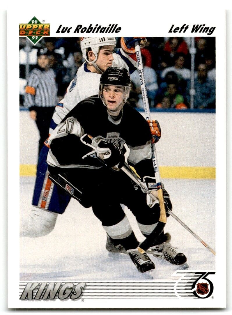 1991-92 Upper Deck Luc Robitaille Los Angeles Kings #145