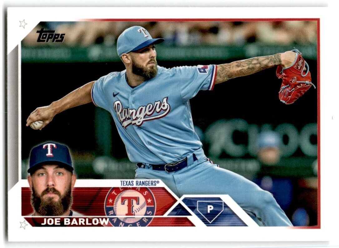 2023 Topps Joe Barlow Texas Rangers #139