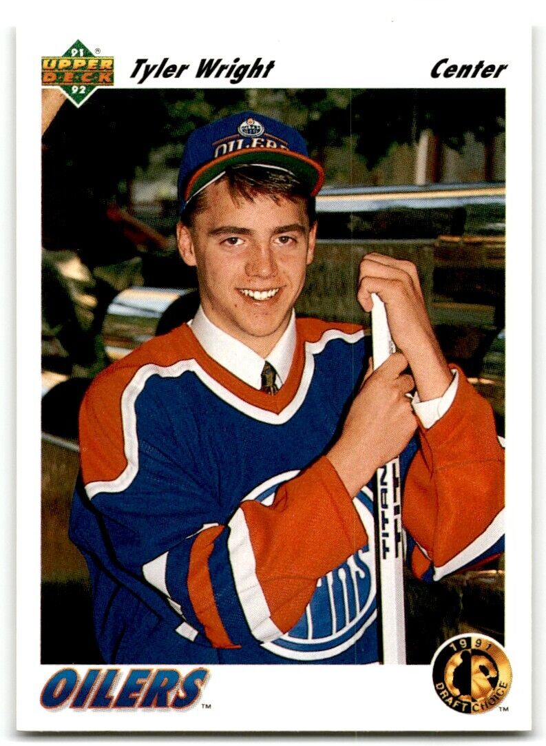 1991-92 Upper Deck Tyler Wright Rookie Edmonton Oilers #67