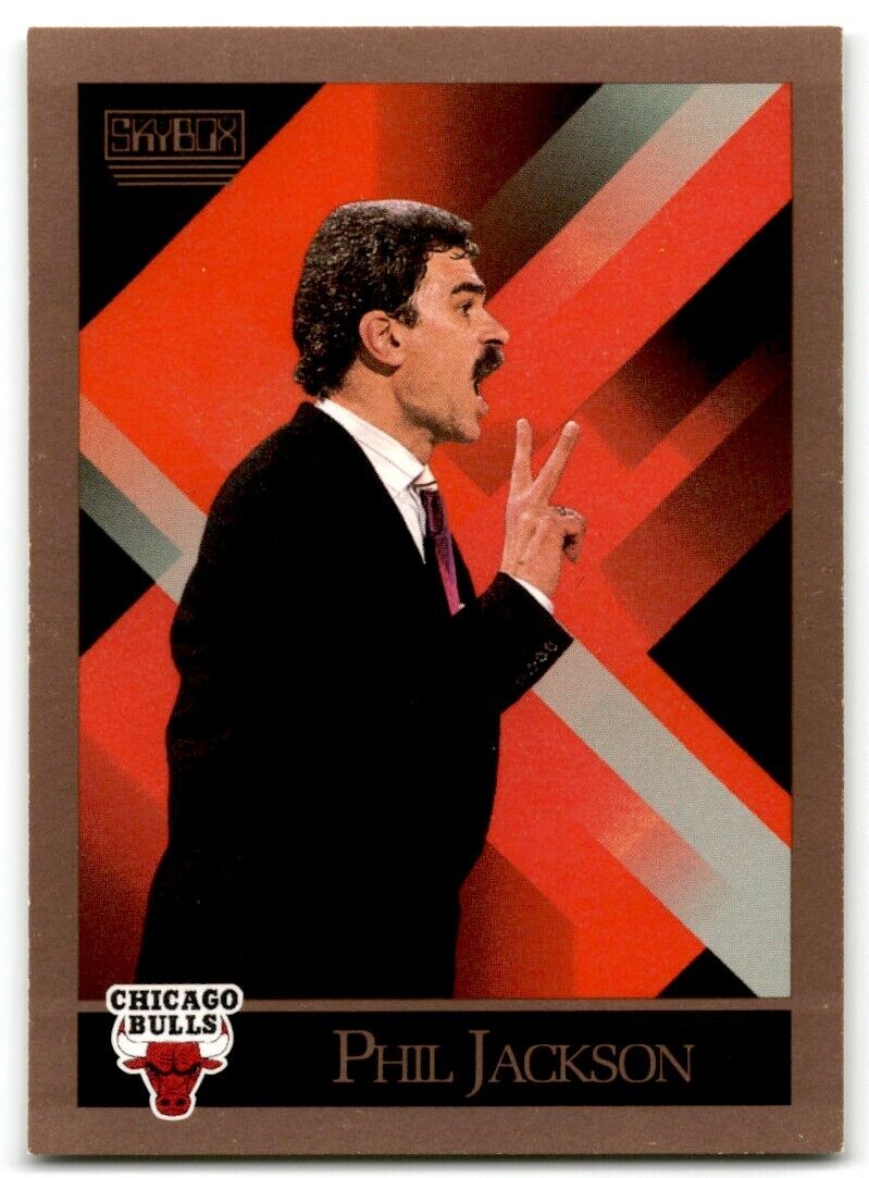 1990-91 SkyBox Phil Jackson Chicago Bulls #304