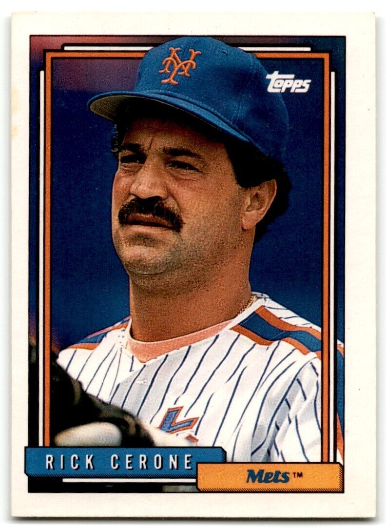 1992 Topps Rick Cerone New York Mets #643