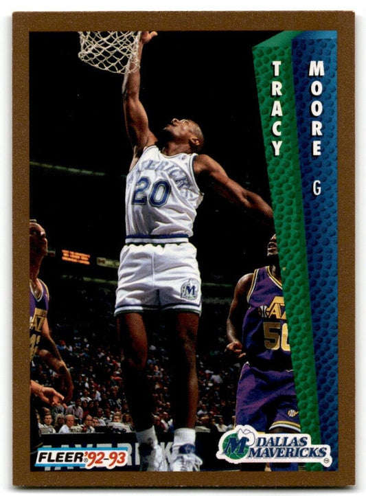 1992-93 Fleer Tracy Moore Rookie Dallas Mavericks #324