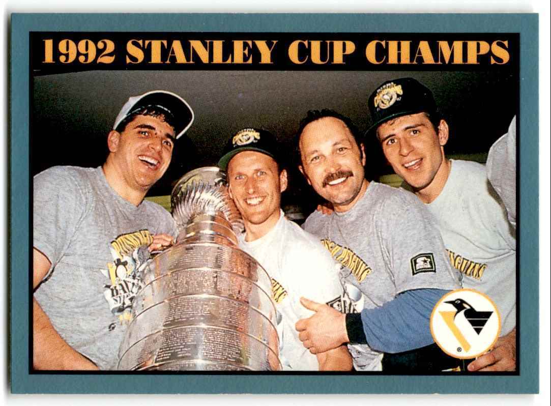 1991-92 Score Canadian English 1992 Stanley Cup Champion Pittsburgh Penguins