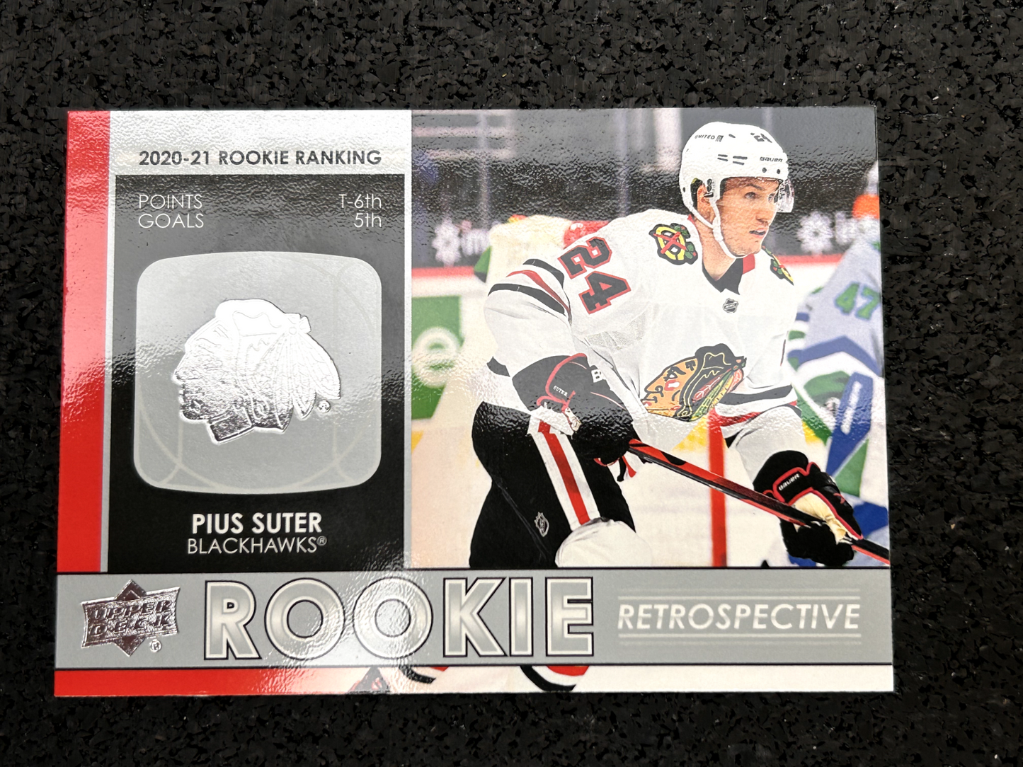 2021-22 Upper Deck Series One Rookie Retrospective Pius Suter #RR-11