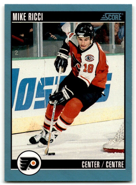 1992-93 Score Mike Ricci Philadelphia Flyers #84