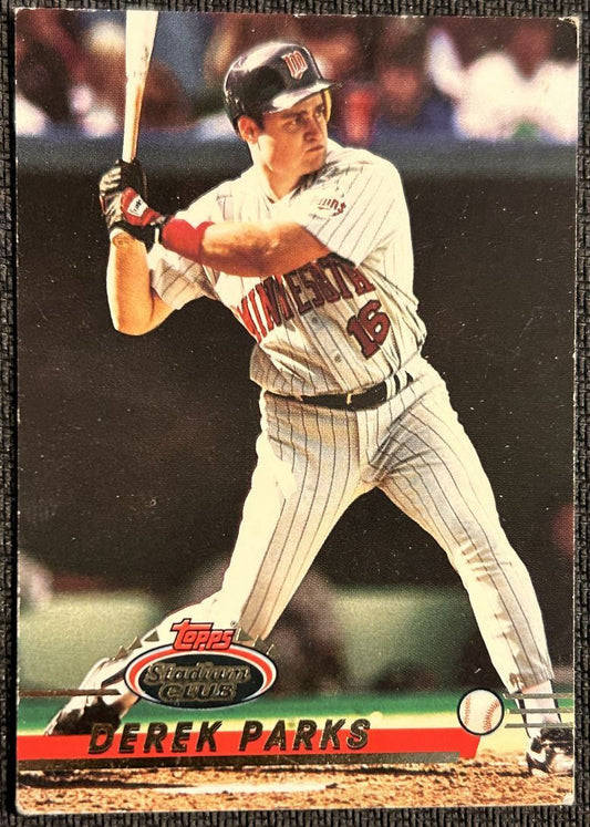 1993 Stadium Club Derek Parks Minnesota Twins #74