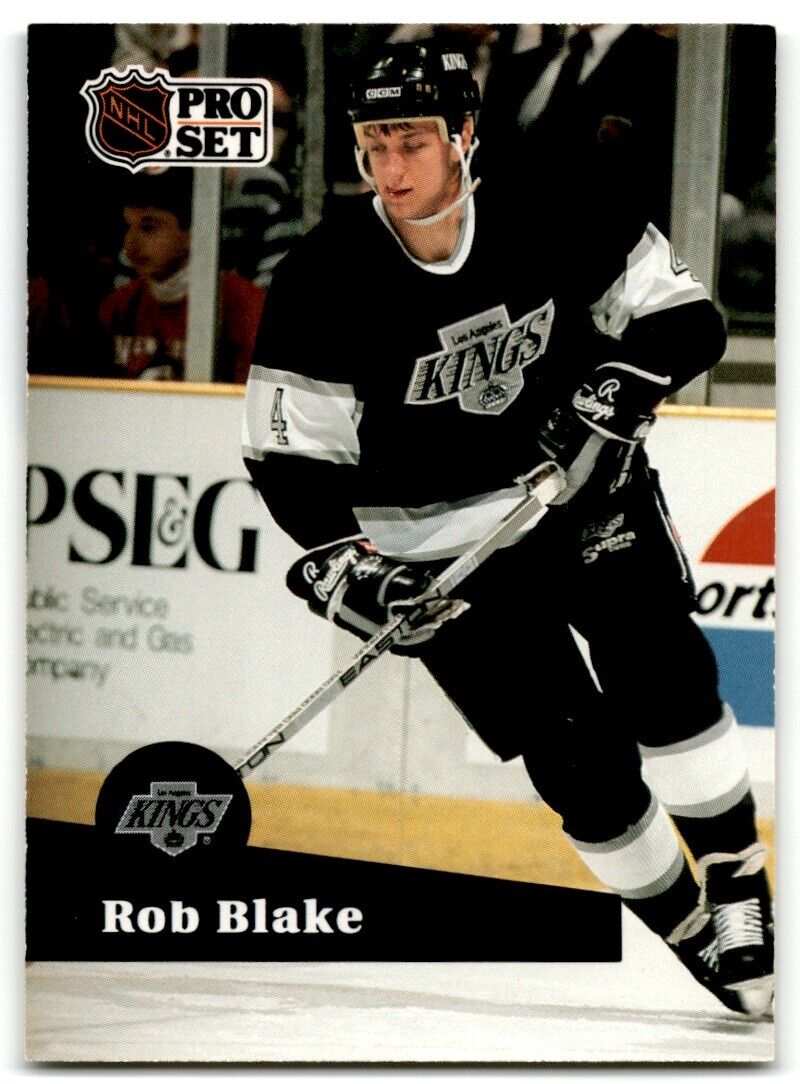 1991-92 Pro Set Rob Blake Los Angeles Kings #92