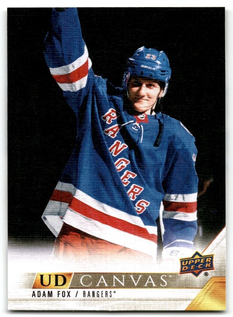 2021-22 Upper Deck UD Canvas Adam Fox New York Rangers #C53