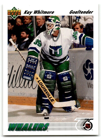 1991-92 Upper Deck Kay Whitmore Hartford Whalers #291