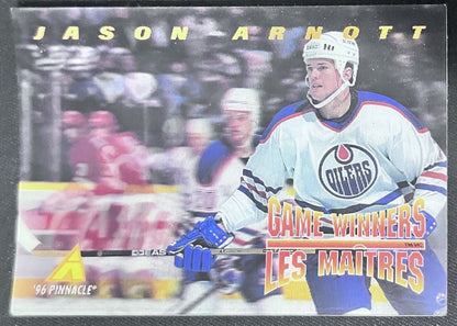 1995-96 Pinnacle McDonald's Game Winners Jason Arnott Edmonton Oilers #MCD-14