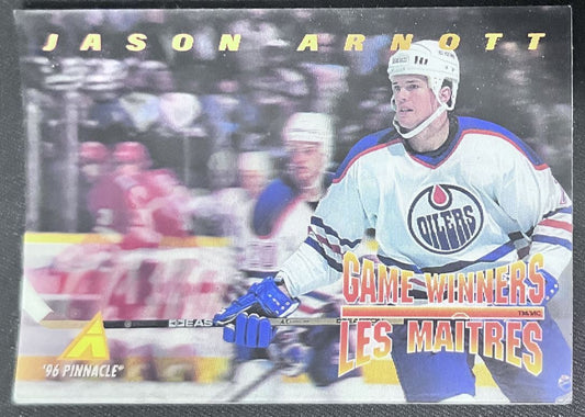 1995-96 Pinnacle McDonald's Game Winners Jason Arnott Edmonton Oilers #MCD-14