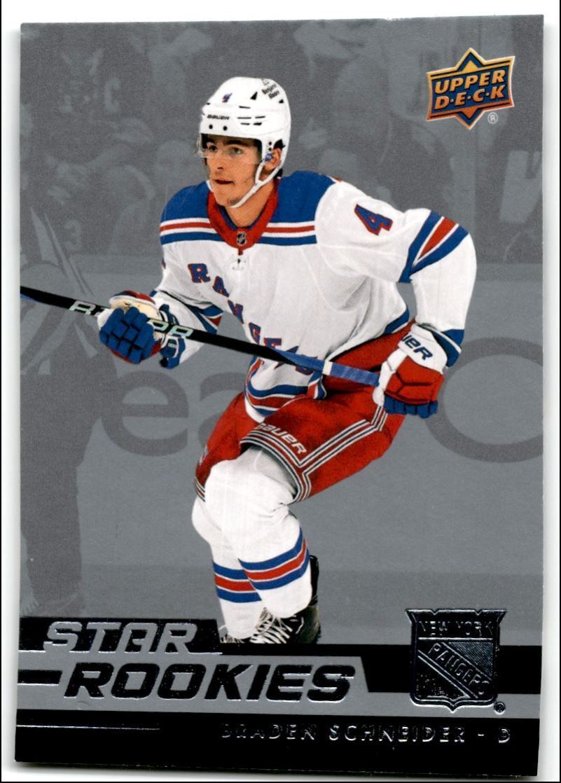 2022-23 Upper Deck Star Rookies Braden Schneider Rookie New York Rangers #11