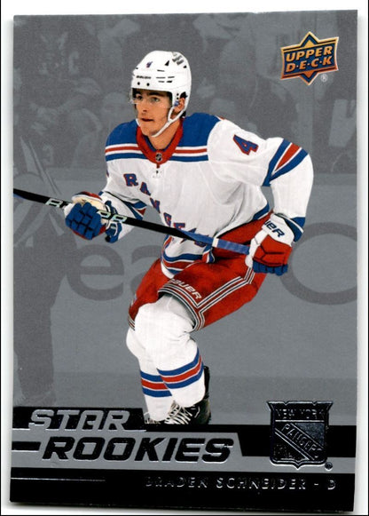 2022-23 Upper Deck Star Rookies Braden Schneider Rookie New York Rangers #11