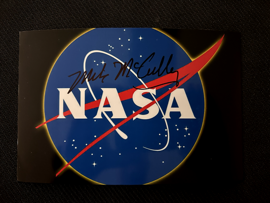 NASA Astronaut MIKE McCulley Authentic Hand Signed Autograph 5X7