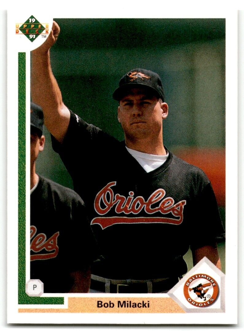 1991 Upper Deck Bob Milacki Baltimore Orioles #328