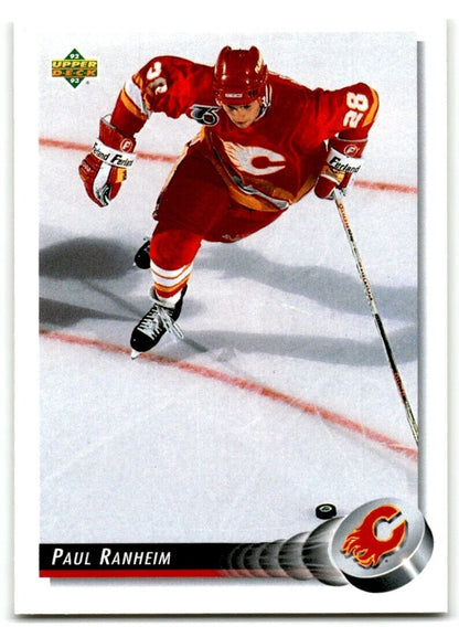 1992-93 Upper Deck Paul Ranheim Calgary Flames #328