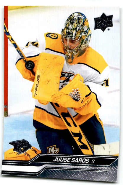 2023-24 Upper Deck Juuse Saros Nashville Predators #354