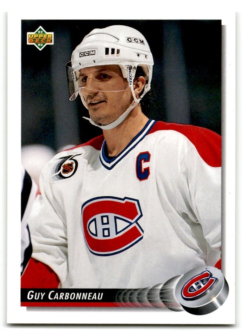 1992-93 Upper Deck Guy Carbonneau Montreal Canadiens #260