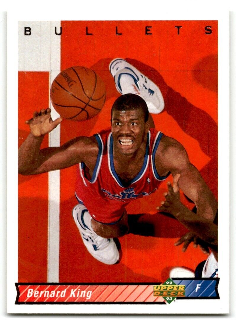 1992-93 Upper Deck Bernard King Washington Bullets #286