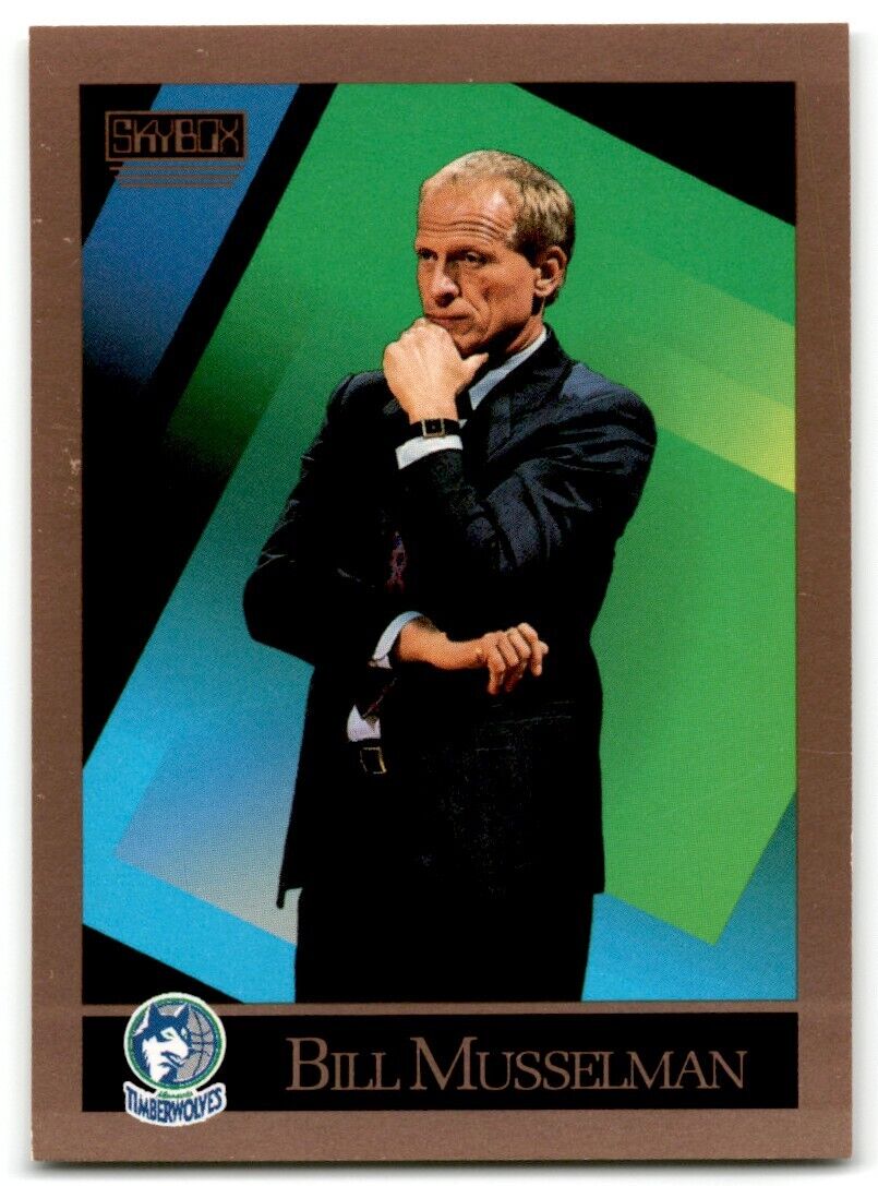 1990-91 SkyBox Bill Musselman Minnesota Timberwolves #316