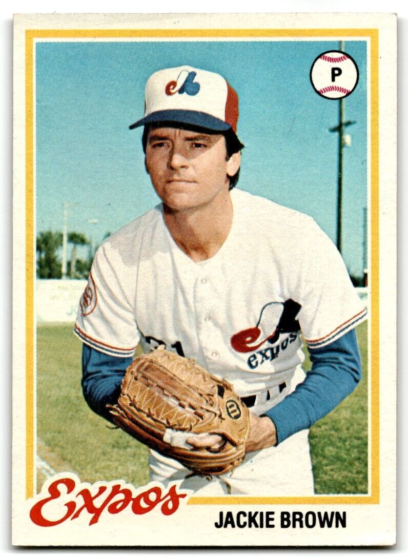 1978 Topps Jackie Brown Montreal Expos #699