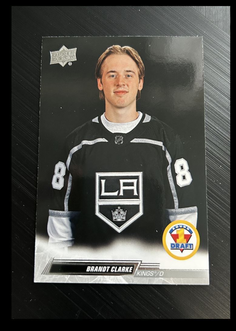 2022-23 Upper Deck Brandt Clarke Los Angeles Kings #733