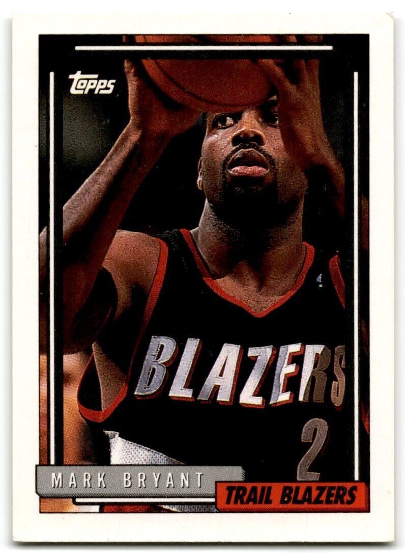 1992-93 Topps Mark Bryant Portland Trail Blazers #235