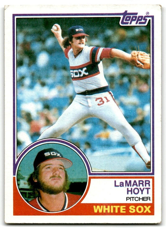 1983 Topps LaMarr Hoyt Chicago White Sox #618