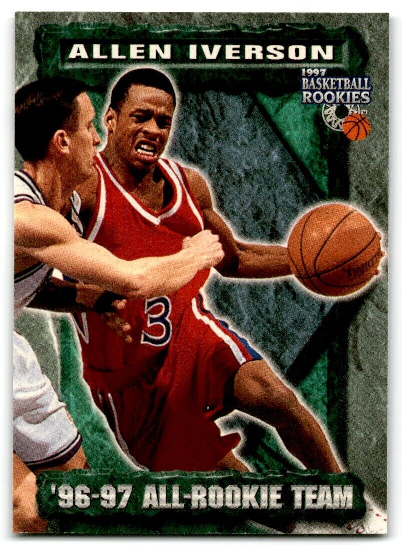 1997-98 Score Board Rookies Allen Iverson Philadelphia 76ers #73