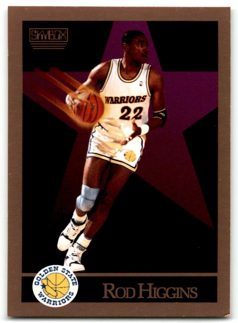 1990-91 SkyBox Rod Higgins Golden State Warriors #96