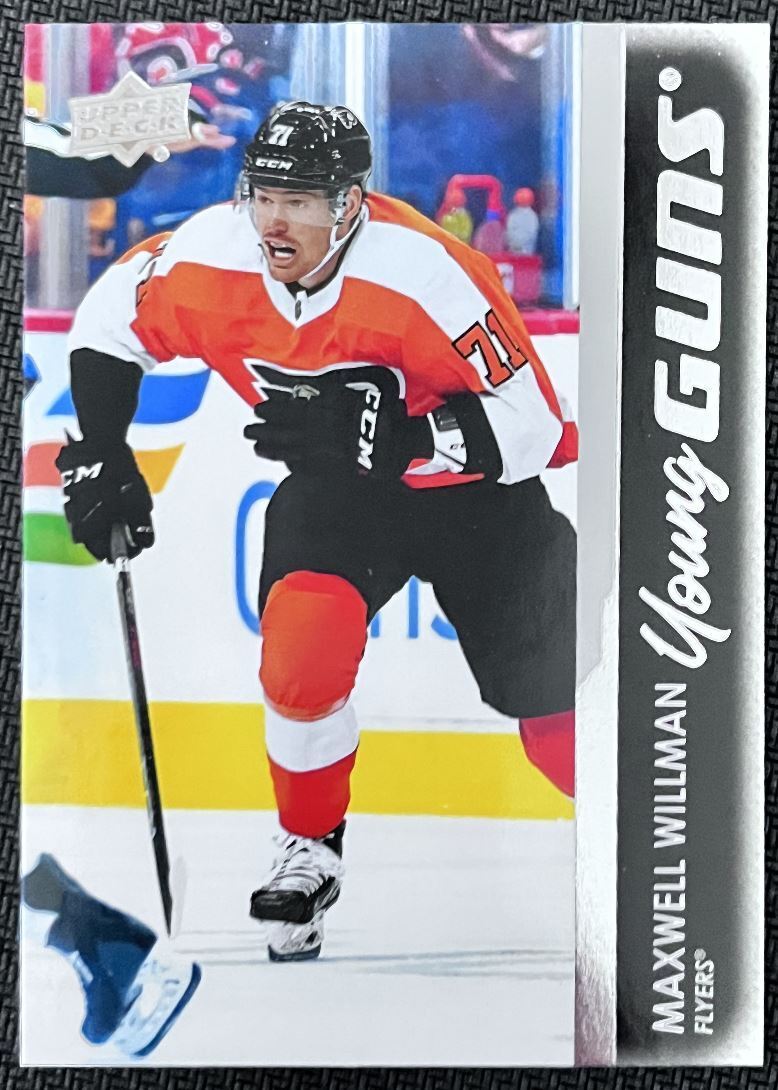 2021-22 Upper Deck Maxwell Willman Rookie Philadelphia Flyers #497