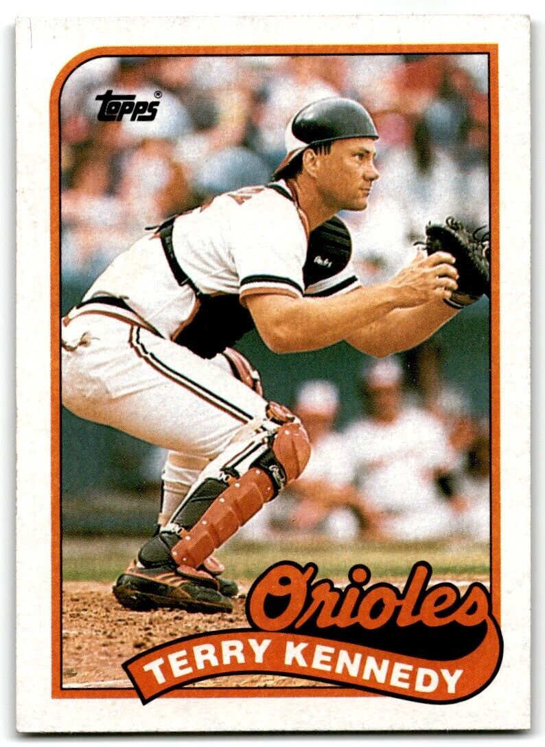 1989 Topps Terry Kennedy Baltimore Orioles #705