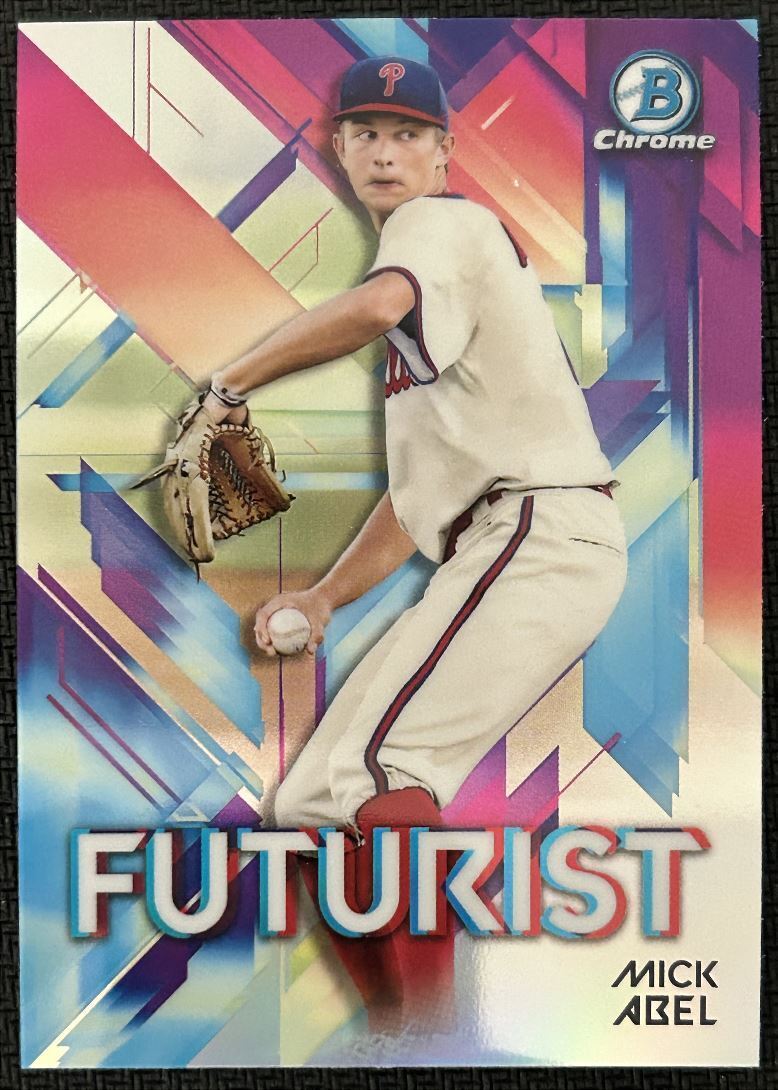 2021 Bowman Futurist Mick Abel Philadelphia Phillies #FUT-MA