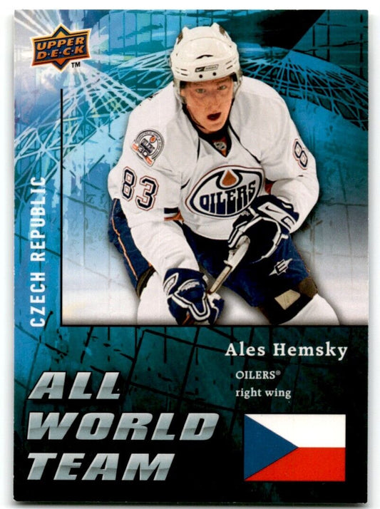 2009-10 Upper Deck All World Team Ales Hemsky Edmonton Oilers #AW23