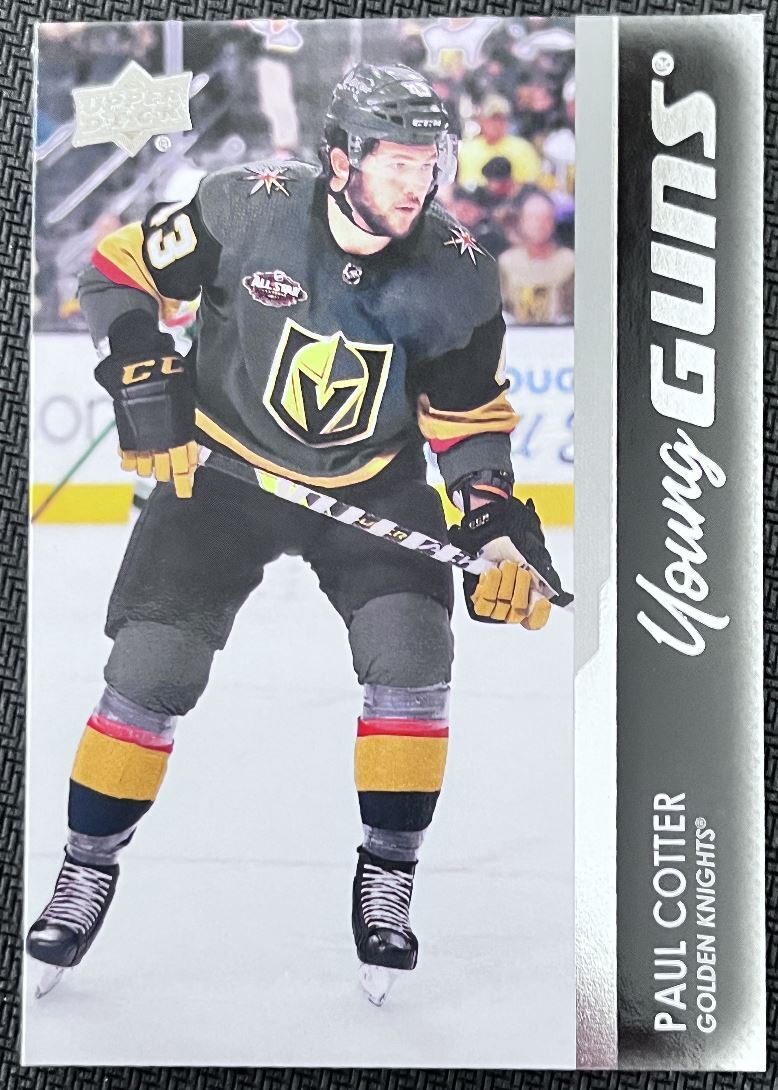 2021-22 Upper Deck Paul Cotter Rookie Vegas Golden Knights #720