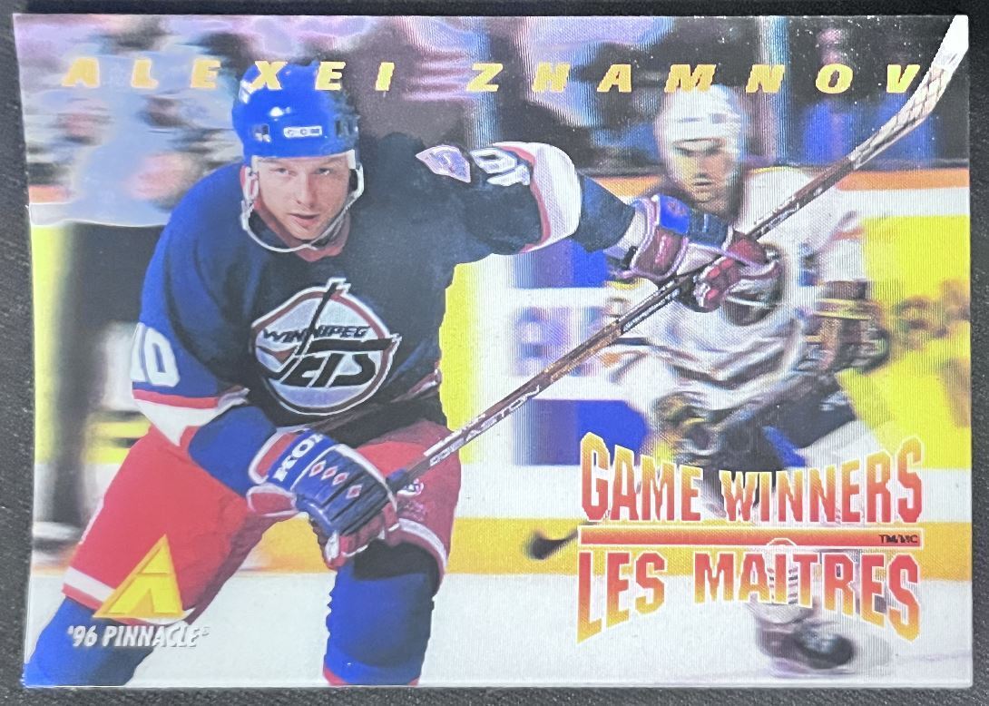 1995-96 Pinnacle McDonald's Game Winners Alexei Zhamnov Winnipeg Jets #MCD-03