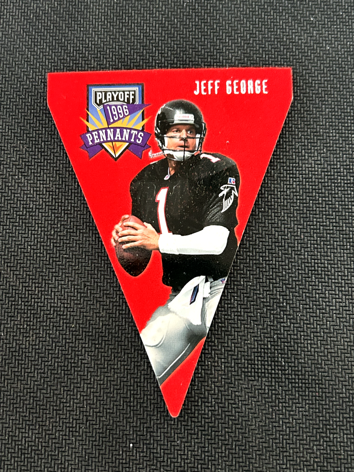 1996 Playoff Contenders Pennants Football Card #94 Jeff George