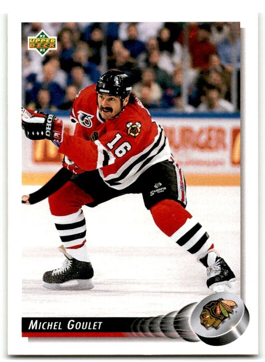 1992-93 Upper Deck Michel Goulet Chicago Blackhawks #113