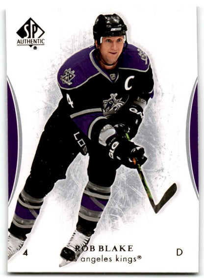 2007-08 SP Authentic Rob Blake Los Angeles Kings #55