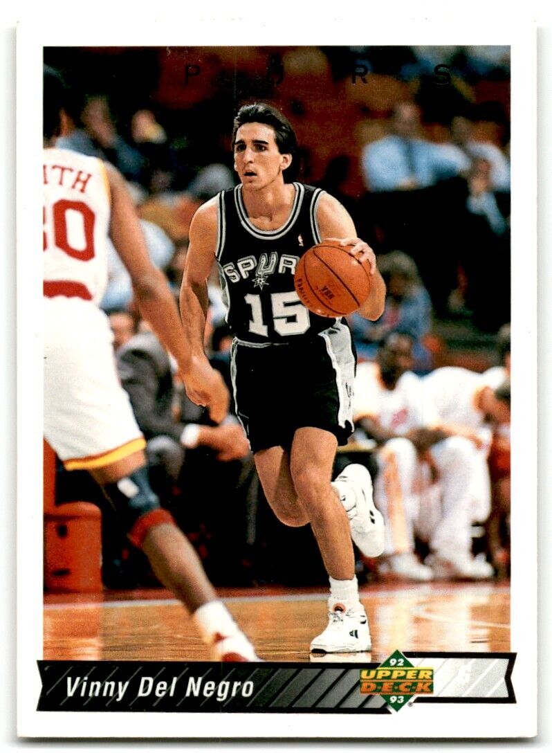 1992-93 Upper Deck Vinny Del Negro San Antonio Spurs #333