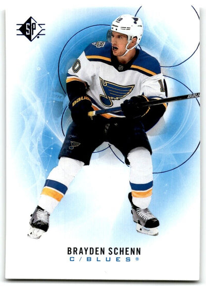 2020-21 SP Authentic Brayden Schenn St. Louis Blues #99