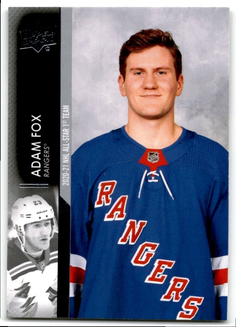 2021-22 Upper Deck Adam Fox New York Rangers #670