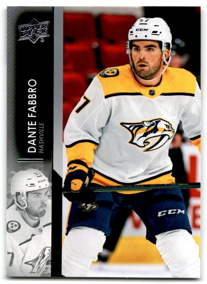 2021-22 Upper Deck Dante Fabbro Nashville Predators #352