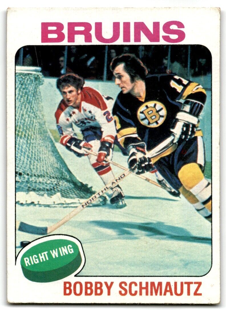 1975-76 Topps Bobby Schmautz Boston Bruins #251