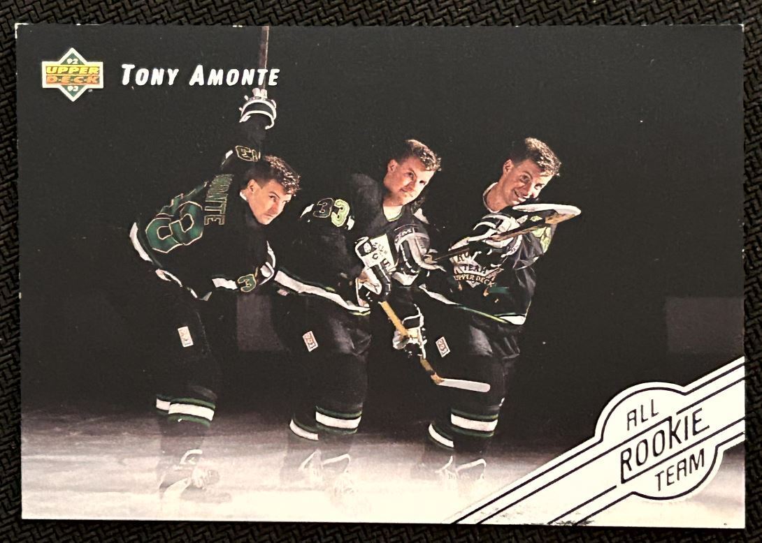 1992-93 Upper Deck All-Rookie Team Tony Amonte New York Rangers #AR1