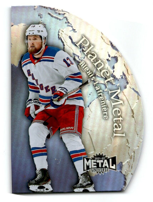 2021-22 Skybox Planet Metal Universe Alexis Lafreniere New York Rangers #33