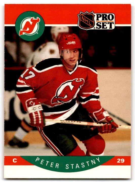 1990-91 Pro Set Peter Stastny New Jersey Devils #175A