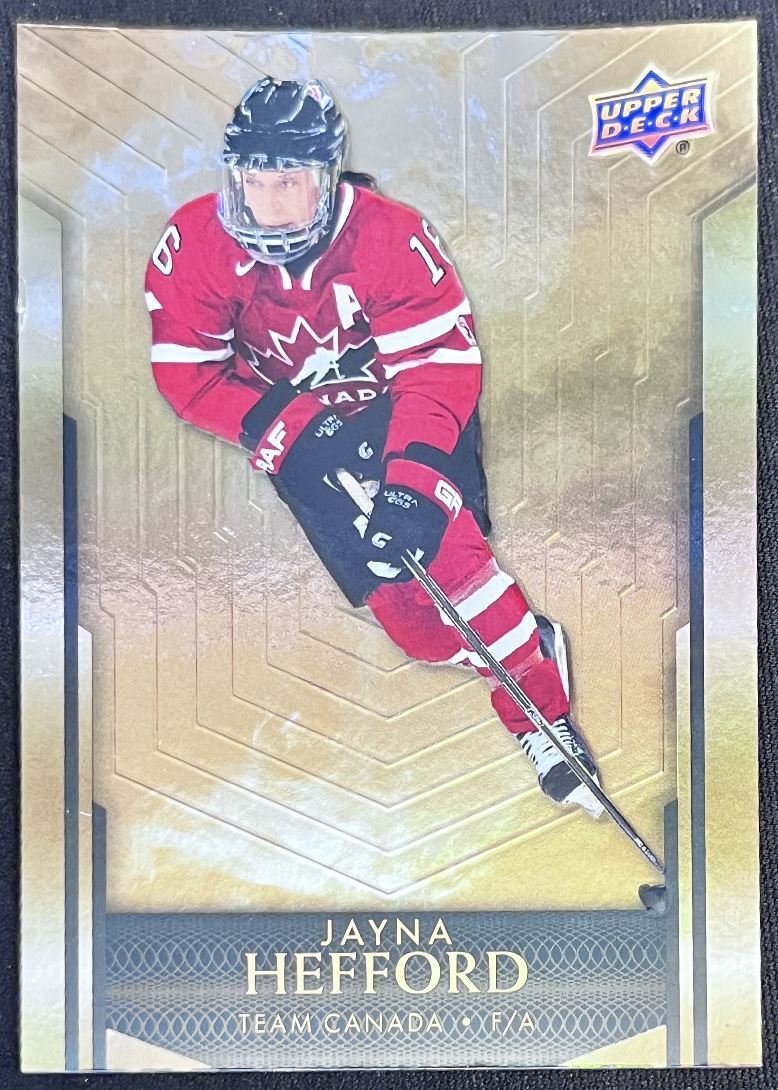 2023-24 Upper Deck Tim Hortons Legends Tim Horton Jayna Hefford Team Canada #83