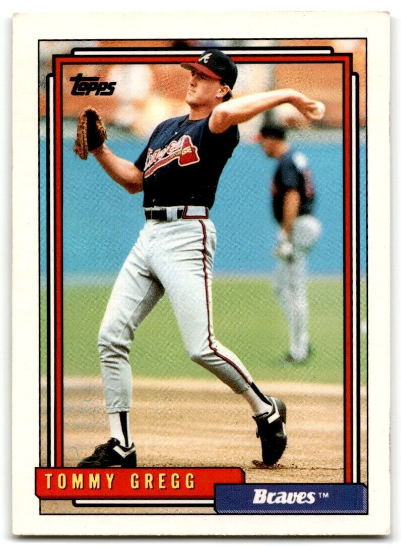 1992 Topps Tommy Gregg Atlanta Braves #53